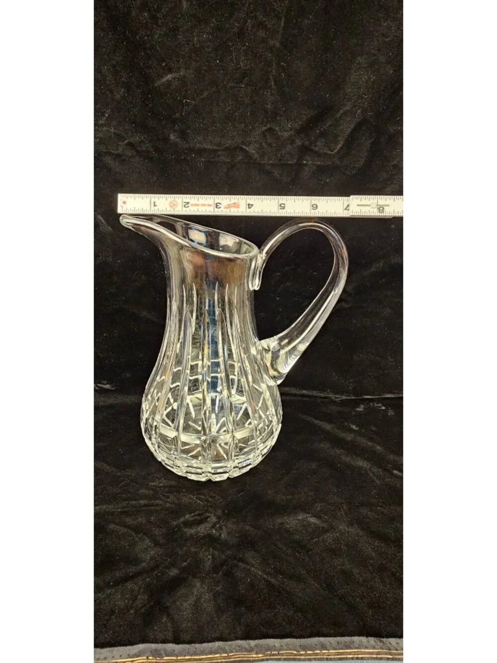 Badash Crystal Alice Pattern Vintage Cut Glass Pitcher 8